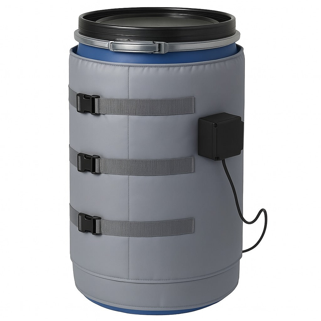 Heated Insulated Jacket for 200L Plastic Drums 1KW (0-80°C)