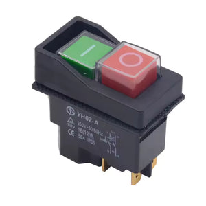 4 Pin Electromagnetic Push Button Switch IP55 AC250V 16A for Power Equipment