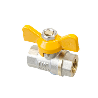 1/4" Gas Ball Valve BSP Butterfly Handle