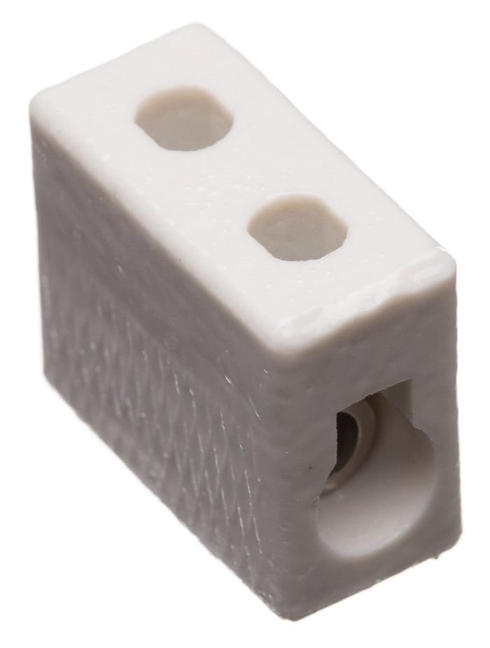 Block Connector Single Ceramic Connector Blocks Single Pole | High Temperature Terminal Blocks