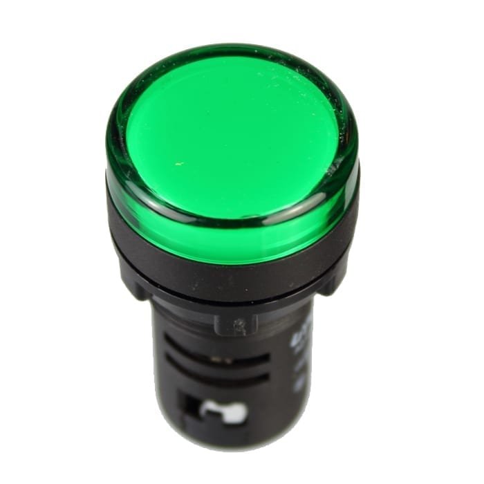 22mm Panel Mount Indicator 230V – Red/Green/Yellow | Industrial Control ...