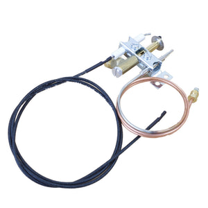 Universal 3-Way Pilot Burner Assembly with Thermocouple & Electrode Cable
