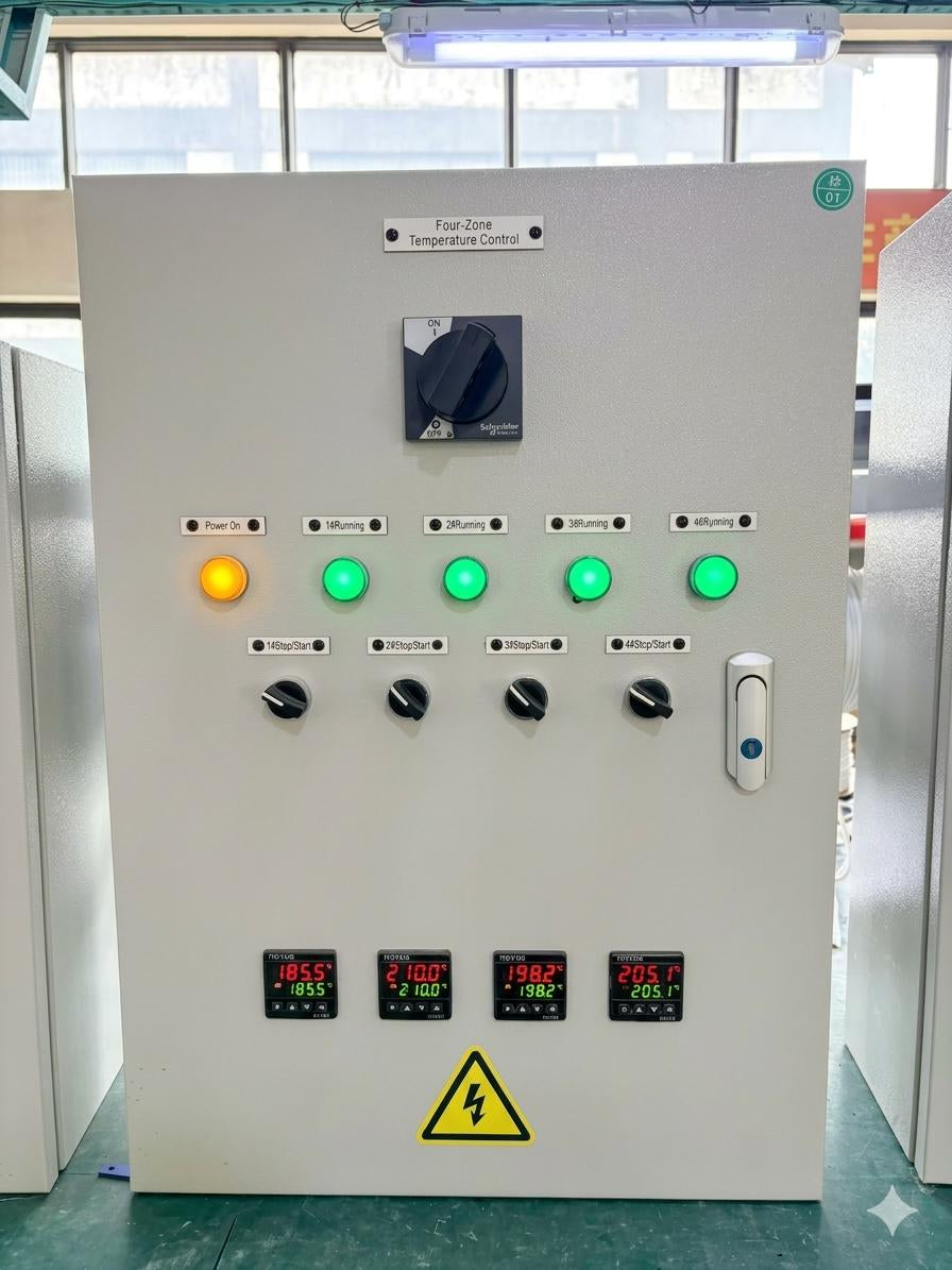 Four-Zone Temperature Control Panel – Single or Three Phase