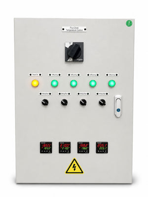 Four-Zone Temperature Control Panel – Single or Three Phase