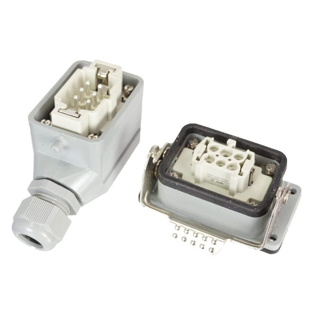 Han Pin Harting Type Aviation Connector Han 6 Pin 16A 500V | UNDER CONTROL ...