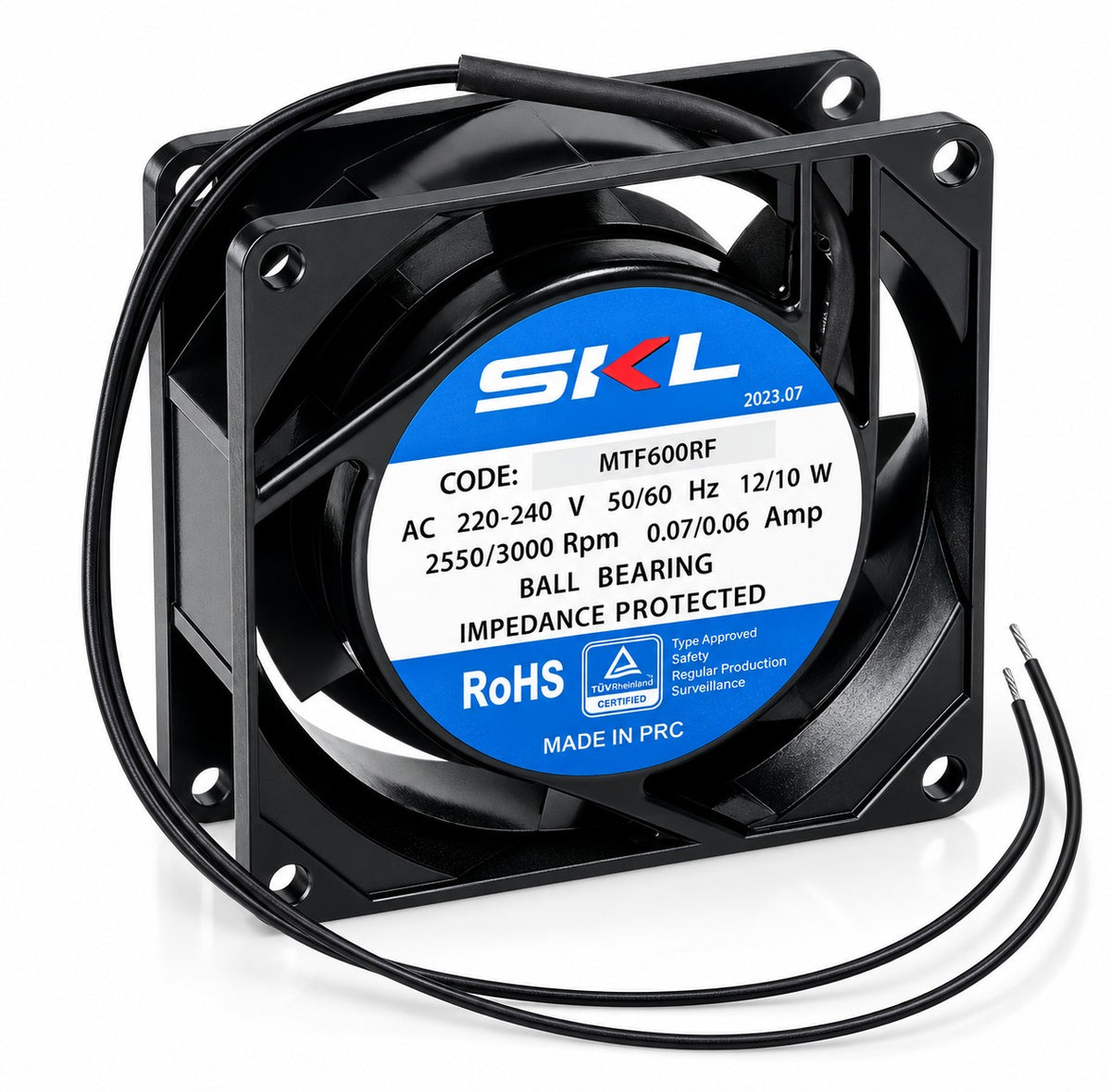 Axial Fans 80x80x25mm 230vac