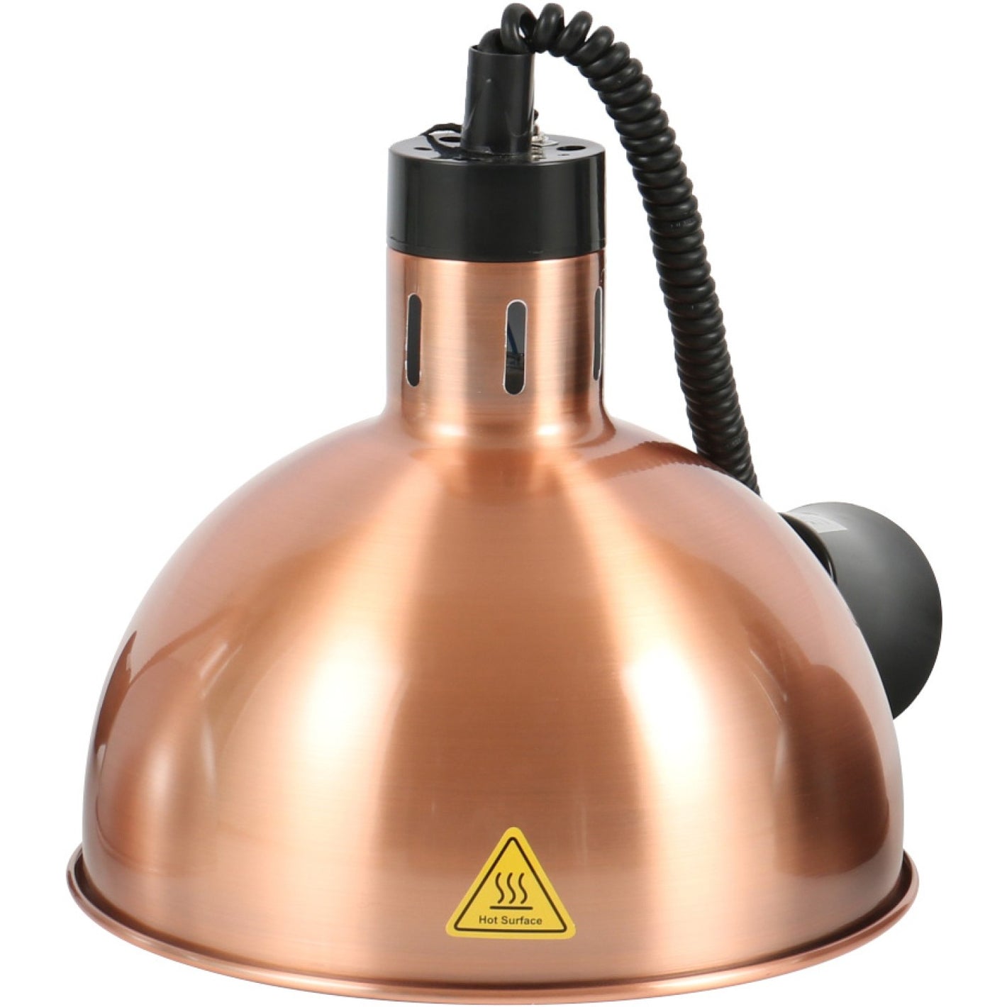 Buffalo Retractable Heat shade Copper Finish 29cm