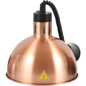 Buffalo Retractable Heat shade Copper Finish 29cm