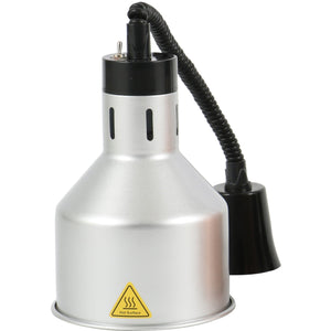 Buffalo Retractable Heat Shade Silver Finish 17.5cm