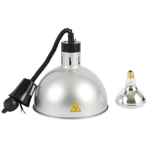 Buffalo Retractable Heat Shade Silver Finish 29cm