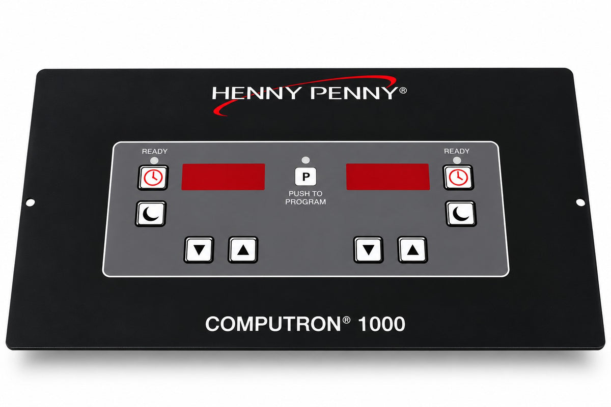 HENNY PENNY COMPUTRON 1000 FRONT COMPUTER DECAL – CONTROL PANEL FACIA / OVERLAY