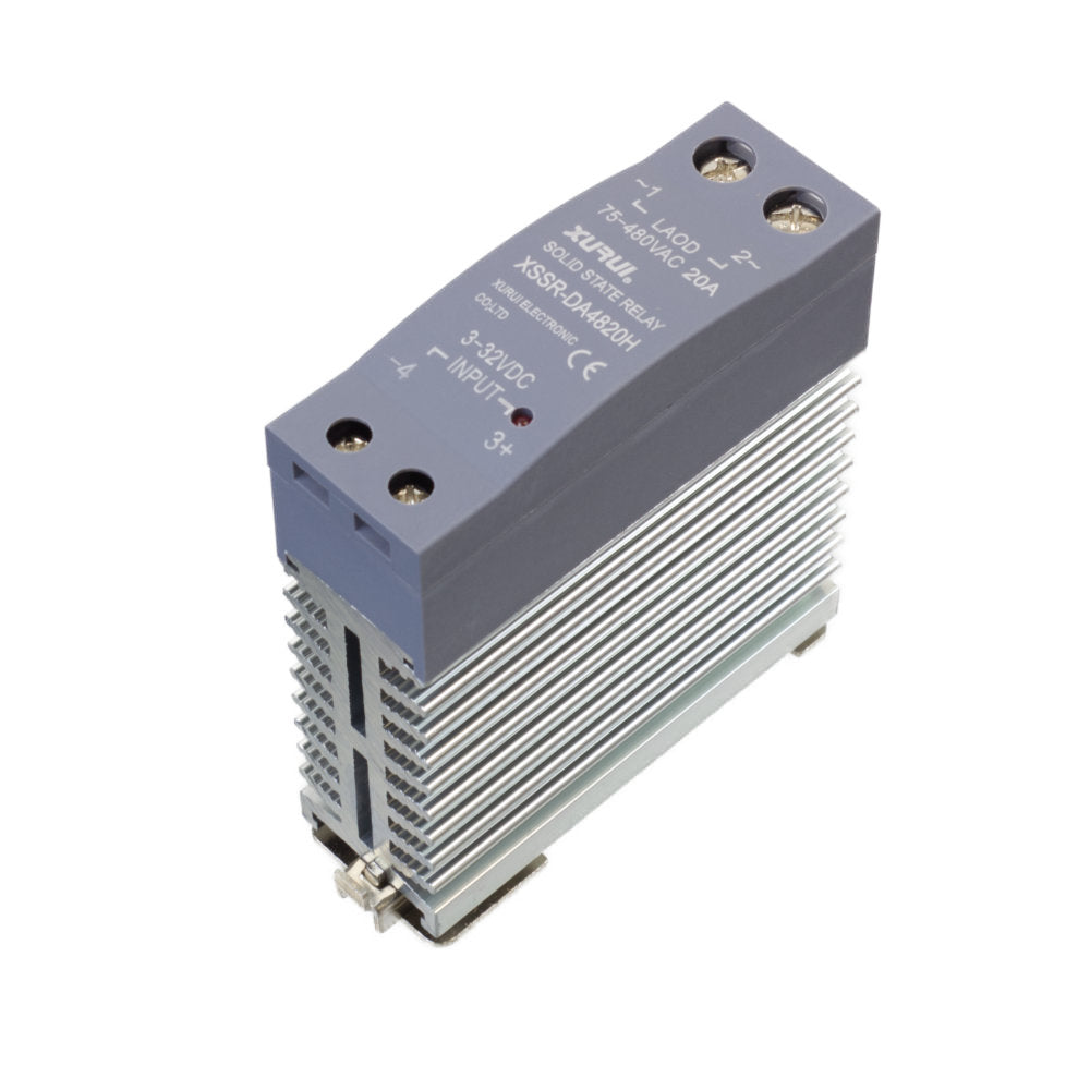 Din Rails Loading Resistors Solid State Relays DIN rail Mount with Heatsink