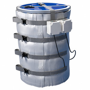 Insulated Jacket Drum Heater 200L 4KW: Precise Two-Zone Control