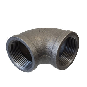 Elbow 90° Female/Female Black Malleable Iron BSP