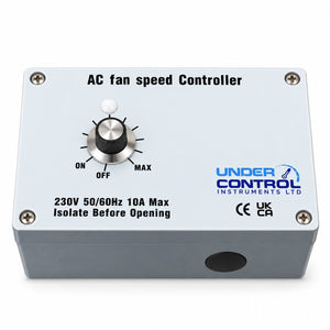 Fan speed controller for commercial kitchen