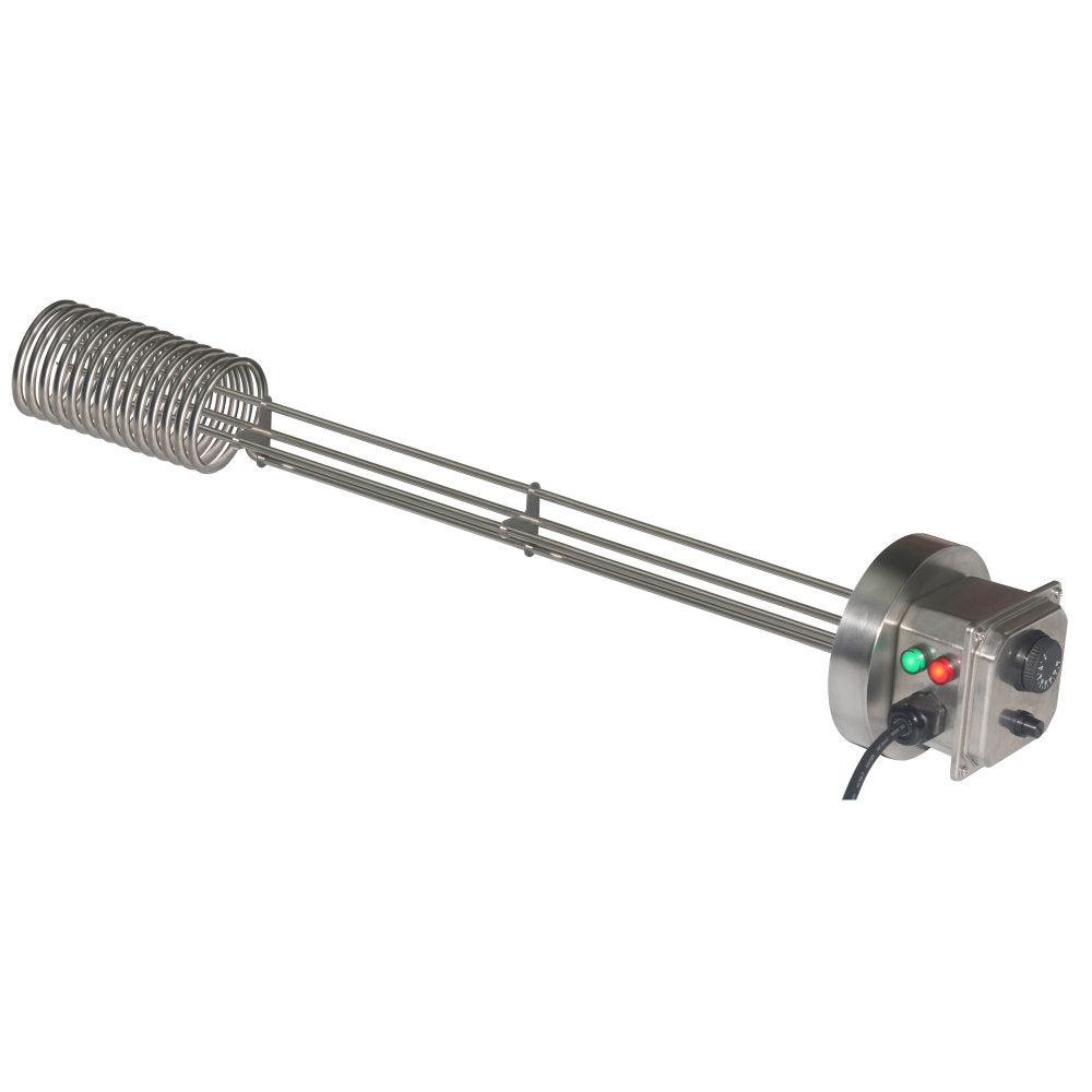 3000W IBC Immersion Heater – 1000L Tanks | Stainless Steel | Thermostat Control | IP69K