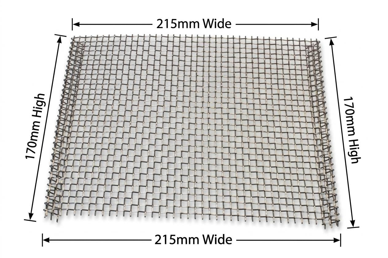 Archway Kebab Burner Mesh – Stainless Steel 170 × 215mm