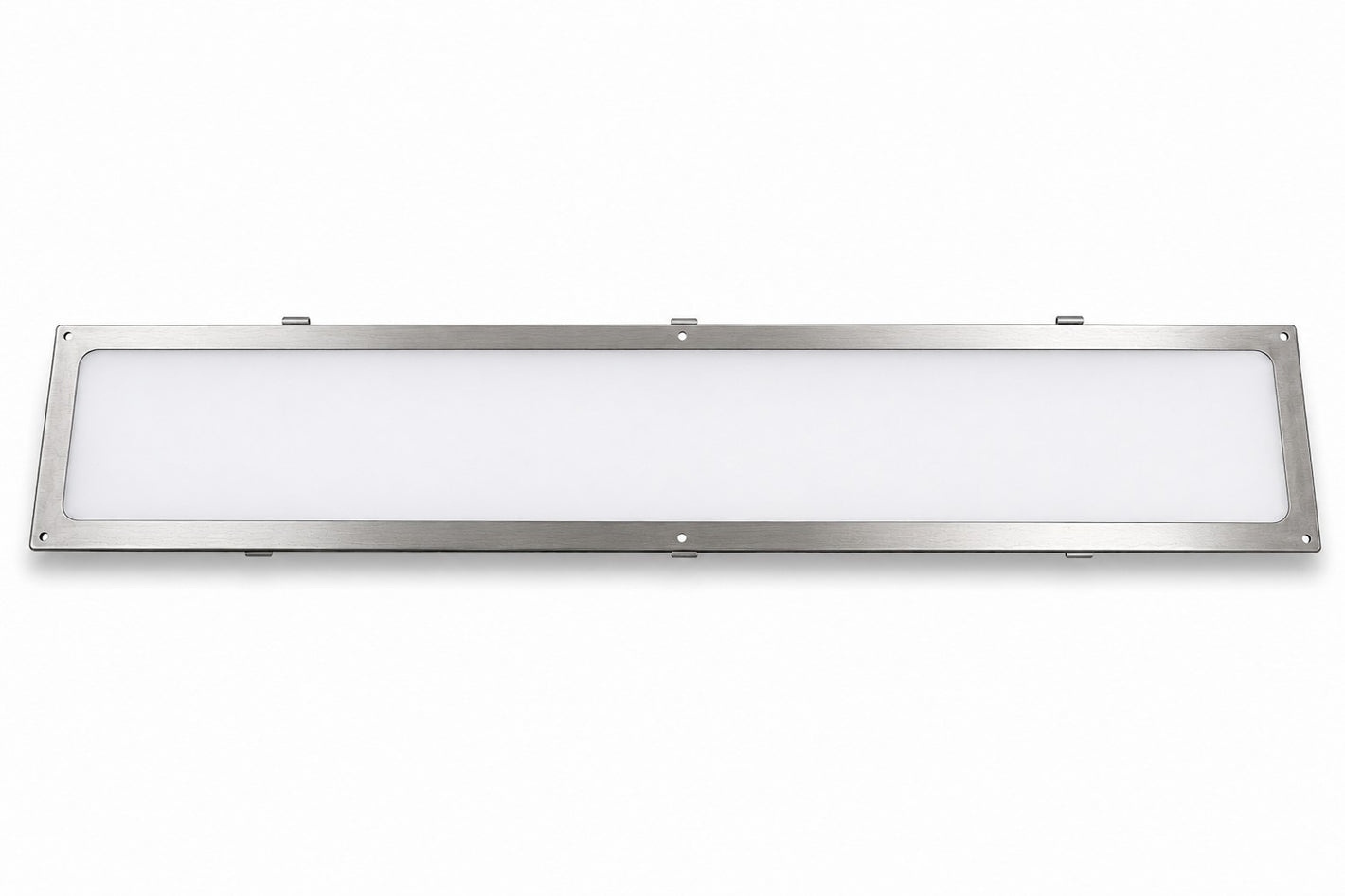 Commercial Kitchen Canopy LED Light (1200x200mm): 55W Stainless Steel, & IP44