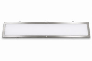 Commercial Kitchen Canopy LED Light (1200x200mm): 55W Stainless Steel, & IP44