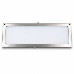 Commercial Kitchen Canopy LED Light (600x200mm): 25W, Stainless Steel, & IP44