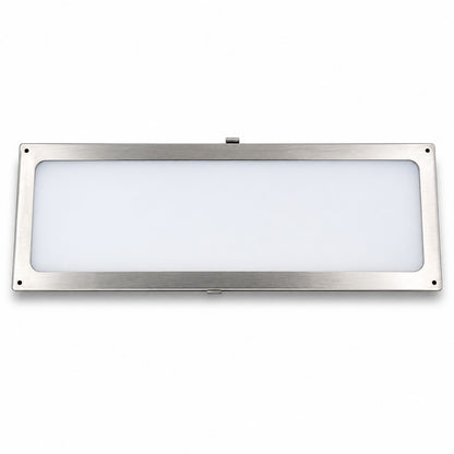 Commercial Kitchen Canopy LED Light (600x200mm): 25W, Stainless Steel, & IP44