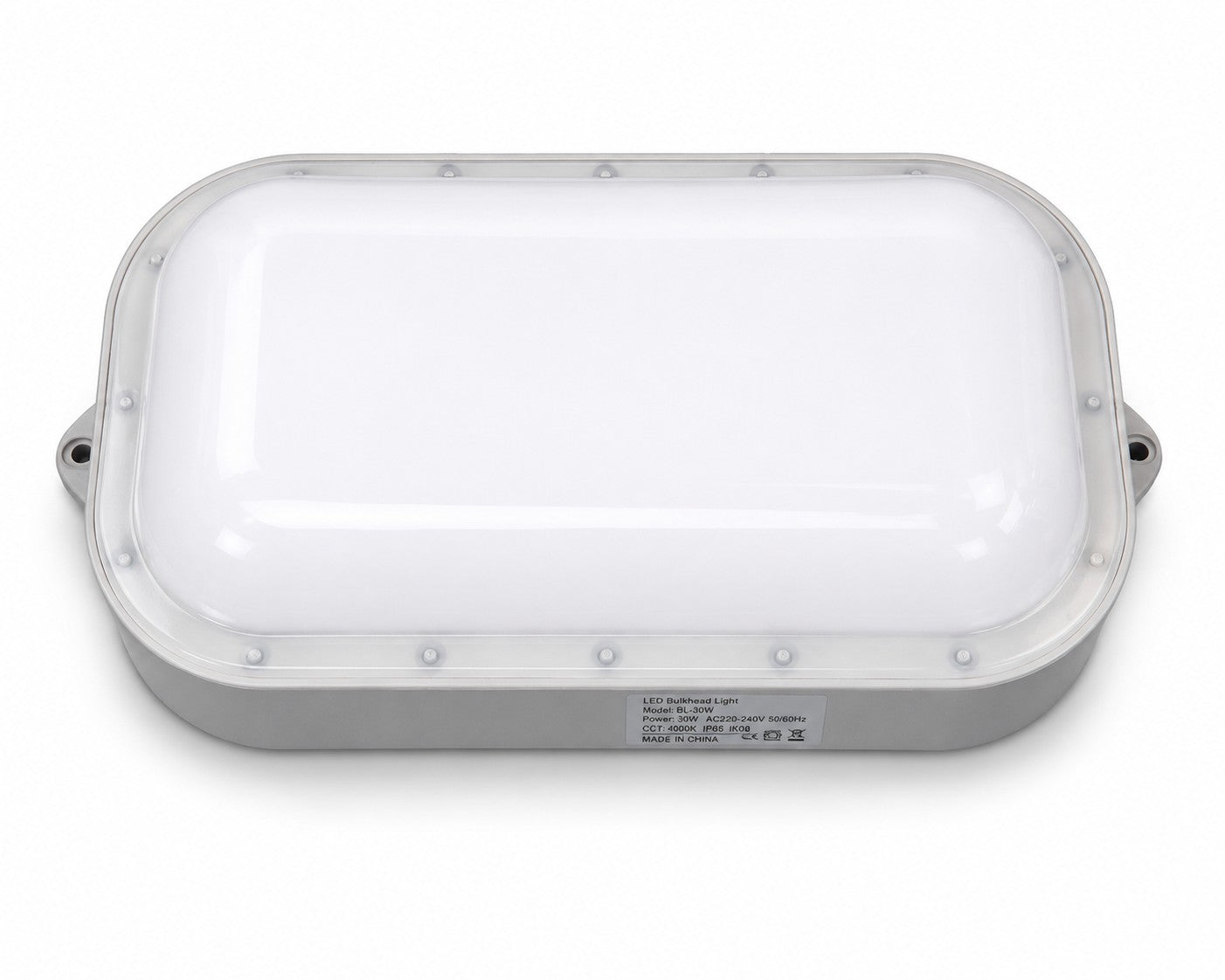Canopy Bulkhead LED Light – 20W, 230V, 240x120x60mm
