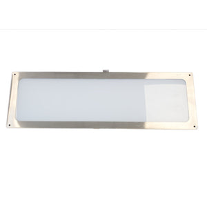 Commercial Kitchen Canopy LED Light (600x200mm): 25W, Stainless Steel, & IP44