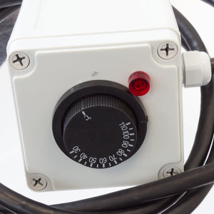 Immersion Heater with Thermostat & IP65 Cover: 6 kW, 2-1/4" Stainless Steel