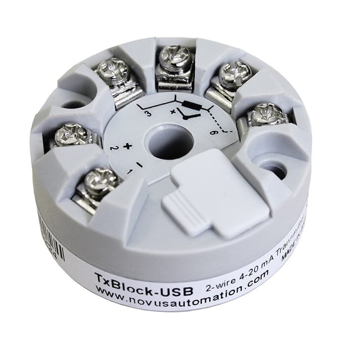 Temperature Transmitter Head Mount Universal Input 4-20mA Output Novus ...