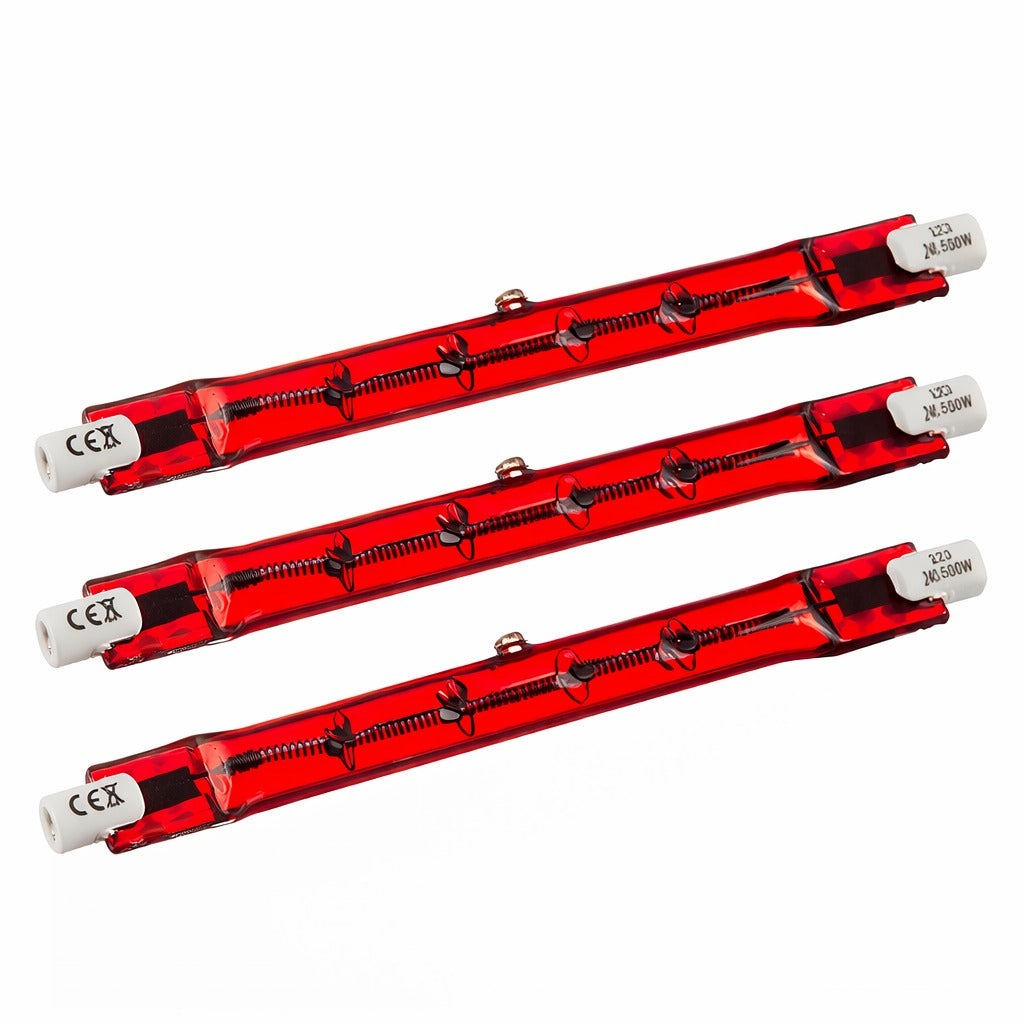 Ruby Infrared Lamps 500w 118-R7S (3 PACK)