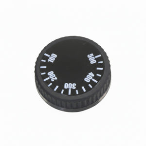 50mm Pizza Oven Thermostat Control Knob | 100°C–500°C (Black/White)