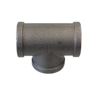 Equal Tee 90° Black Malleable Iron BSP