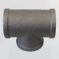 Equal Tee 90° Black Malleable Iron BSP