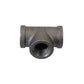 Equal Tee 90° Black Malleable Iron BSP