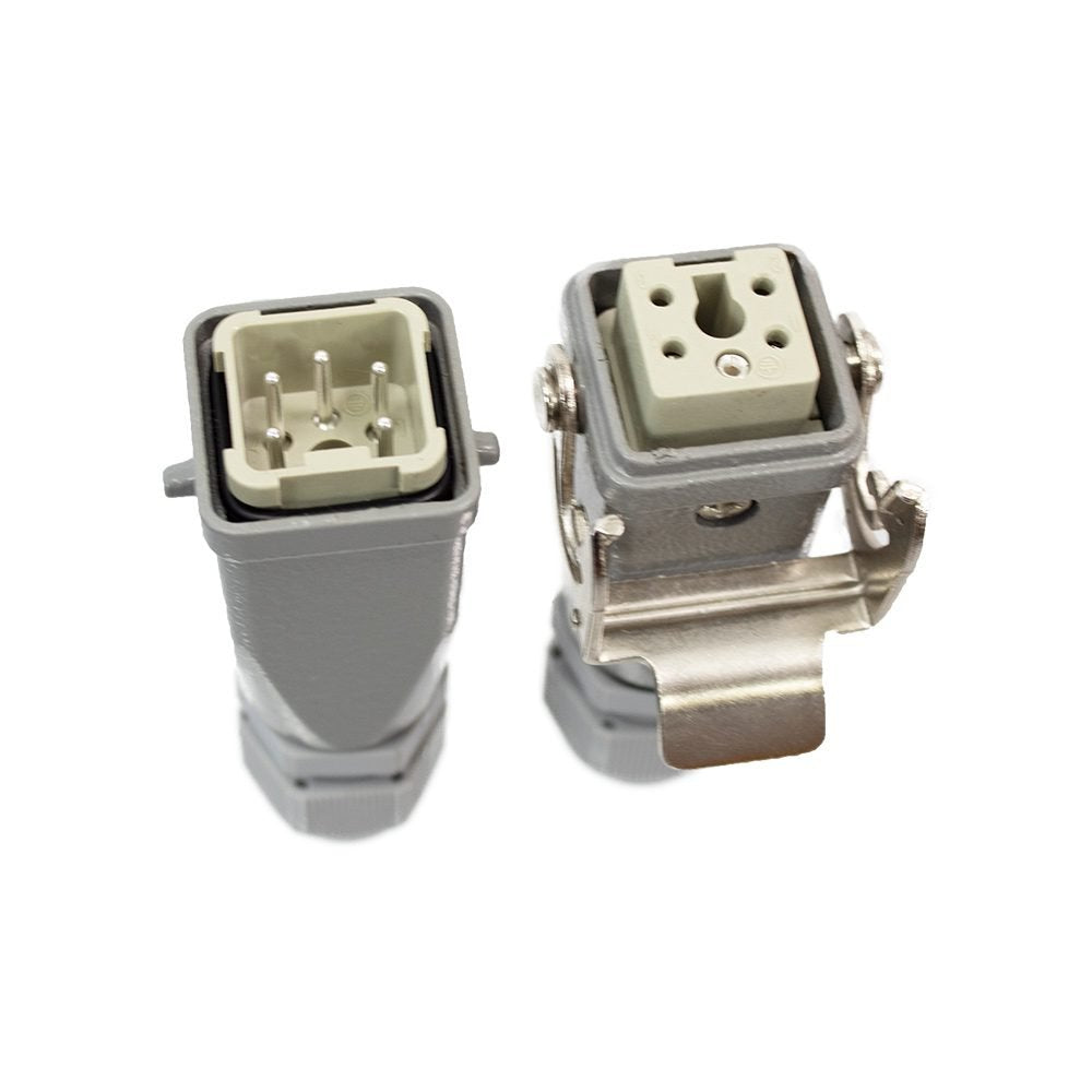 Han Pin Harting Type Aviation Connector Han M/F 5 Pin 10A 600V | UNDER ...