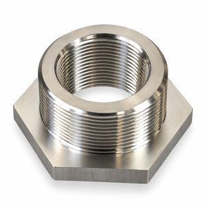 Stainless Steel Immersion Heater Reducing Bushing Nut – 2 1/4" to 1 1/2" BSPP