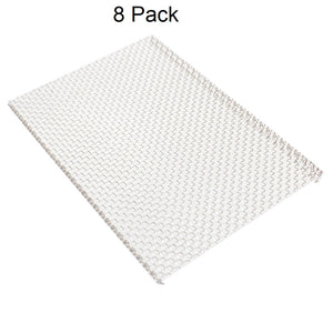 Archway Kebab Burner Mesh 8-Pack (240 x 155mm): High-Temperature Stainless Steel Bulk Pack