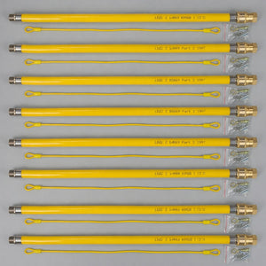 15 Pack Commercial Caterhose 3/4" x 1m Long – Complete Gas Hose Kit