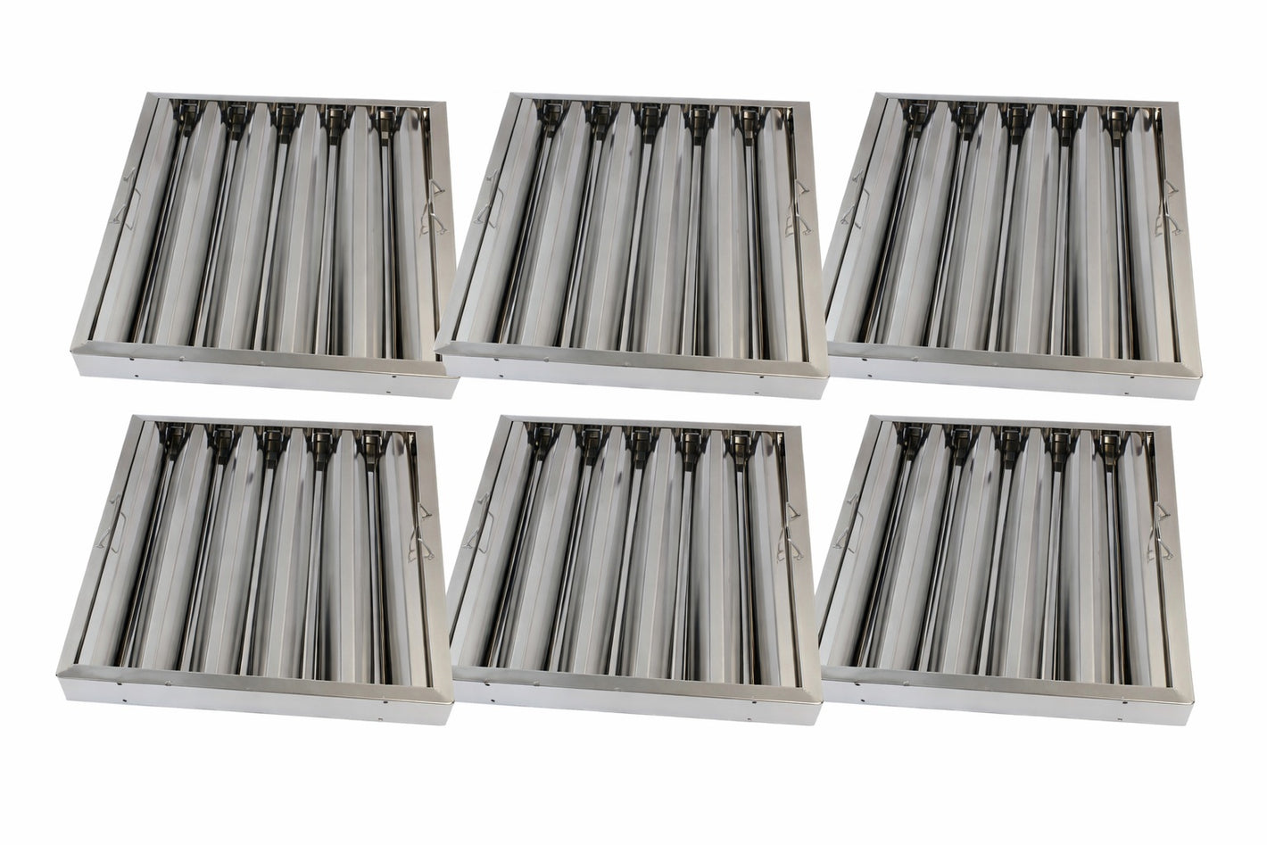 Commercial Canopy Grease Baffle Filter 495x495x48mm 6 Pack