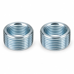 Stainless Steel 1/2" to 3/8" BSP Reducing Bushes – Gas Valve Pipe Reducers – Pack of 2