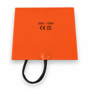 Silicone Heater Mat 200 x 200mm – 150W 230V