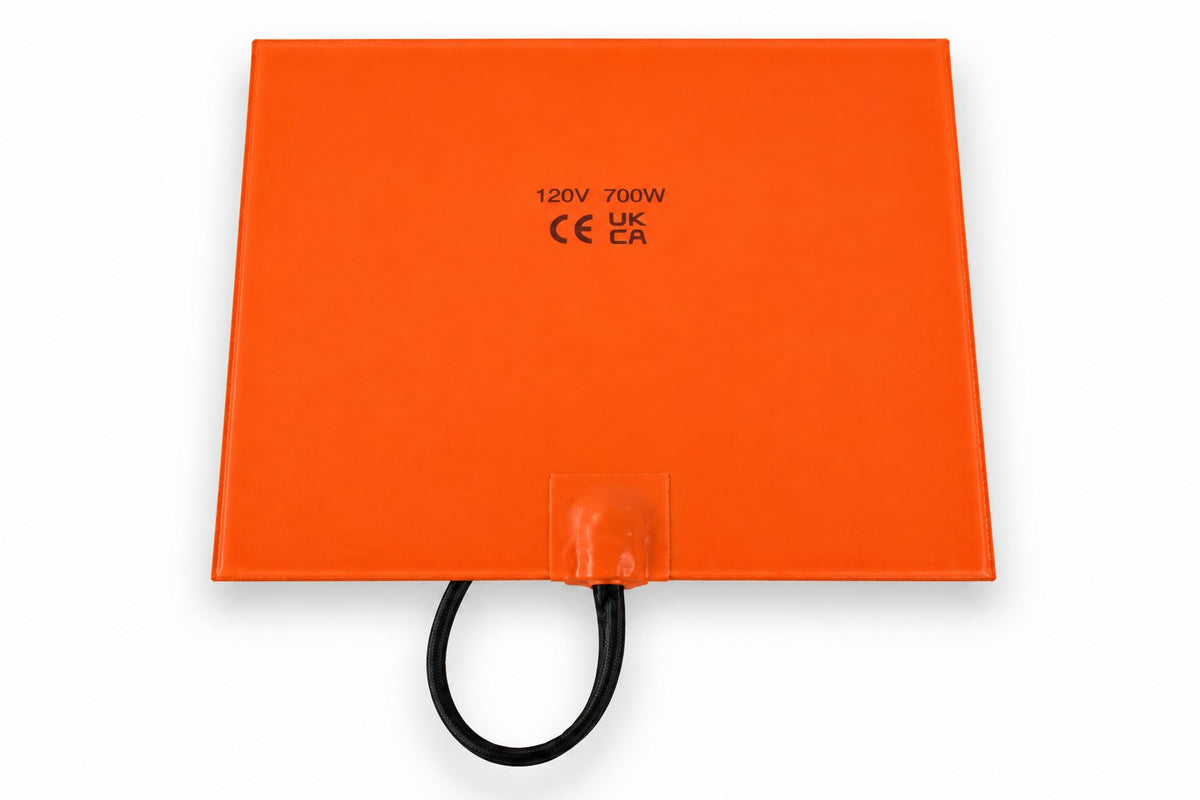 Silicone Heater Mat 350 x 300mm – 700W 120V
