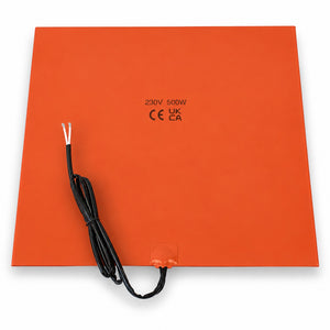 Silicone Heater Mat 400 x 400mm – 500W 230V